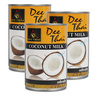 Dee Thai Coconut Milk Light Value Pack 3 x 400 ml