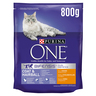 Purina One Coat & Hair Ball Catfood With Chicken and Whole Grains 800 g