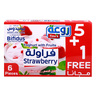 Rawa Strawberry Low Fat Fruit Yogurt, 150 g, 5+1