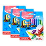 Maped Color Peps Wax Crayons 24's x 3 Pack