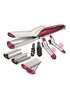 Babyliss - Multi Styler Curling Iron Hair Curler Red/silver 8.6 X 34.8 X 20.2centimeter