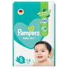 Pampers Baby-Dry Taped Diapers with Aloe Vera Lotion, up to 100% Leakage Protection, Size 5, 11-16kg, 14 pcs
