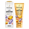 Pantene Pro-V Hair super Food Shampoo 400 ml + Pantene Pro-V 3 Minute Miracle Hair Super Food Conditioner 200 ml