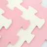 Sunta Puzzle Mat, Pack of 4, Pink/White, 2114/10B3-PK/WHT