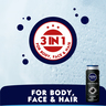 Nivea Men Shower Gel 3in1 Active Clean Charcoal 500 ml