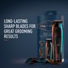 King C. Gillette Cordless Men’s Beard Trimmer Kit with Lifetime Sharp Blades and 3 Interchangeable Combs