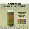 Pocas Bubble Tea Matcha Flavor with Tapioca Pearls 490 ml