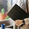 Trands 10.5 inches Galaxy Tab A8 Folio Case, Black, CC373