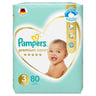 Pampers Premium Care Taped Baby Diapers, Size 3, 6-10 kg, Unique Softest Absorption for Ultimate Skin Protection, 80 pcs
