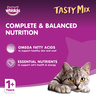 Whiskas Tasty Mix Tuna & Crab Collection in Gravy Wet Cat Food for Adult Cats 1+ Years Pack of 4 x 70 g