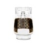 Crystal Drops Glass Water Jug, Golden Design, P13005-G1