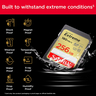 SanDisk Extreme SDXC UHS-I Memory Card with 180mb/s Transfer Speed, 256GB, SDSDXVV-256G-GNCIN