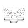 Mary Liz Floret Water Glass, 3 Pcs, ML1209
