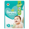 Pampers Baby-Dry Taped Diapers with Aloe Vera Lotion, up to 100% Leakage Protection, Size 4, 9-14kg, 16 pcs