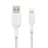 BELKIN Boost Charge USB-A to Lightning Braided Cable 0.15Meter - White