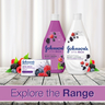 Johnson's Vita-Rich Replenishing Body Wash With Raspberry Extract 400 ml + 250 ml