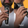 Beard Trimmer with Precision Wheel and 4 styling tools, Grey, BT3440