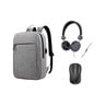 Hama Backpack Laptop Mouse In Ear Headset Combo