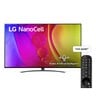 LG NanoCell TV 75 Inch NANO84 Series Cinema Scree, New 2022, Design 4K Active HDR webOS22 with ThinQ AI 75NANO846QA