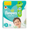 Pampers Baby-Dry Taped Diapers with Aloe Vera Lotion, Leakage Protection, Size 6, 13+kg, 36 pcs