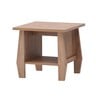 Maple Leaf Wooden Side Table ST0560 Oak White