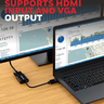 Honeywell HDMI to VGA Adapter, Black, HC000001/ADP