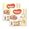 Huggies New Born Diaper Size 2, 4-6kg Value Pack 2 x 64 pcs