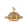 Glascom Decorative Gold Plated Bowl With Lid, FV20