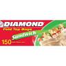 Diamond Sandwich Fold Top Bags 14cmx16.5cm 150 pcs