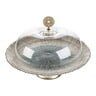 Glascom Glass Base With Acrylic Dome Decorative Bowl, 33 cm, FV27