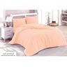Homewell Fitted Sheet King 3pc Set Peach