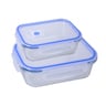 Homepro Glass Food Containers Set, 2 pcs, 5613