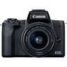 Canon EOS M50 Mark II Mirrorless Camera With EF-M15-45mm IS Lens + Vlogger Kit