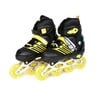 Sports Inc Inline Skating Shoe, 151, Black/Yellow, Size: 34-38