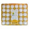 Al Failaq Farms Plastic Tray White Eggs Large 30 pcs