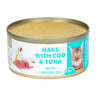 Amity Hake with Cod & Tuna with Linseed Oil Catfood 80 g