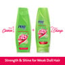 Pert Plus Strength & Shine Shampoo with Henna and Hibiscus Extract 400 ml + Conditioner 360 ml
