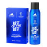Adidas EDT Best Of The Best Champion League For Men 100 ml + Deo Body Spray 150 ml