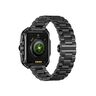 Swiss Military Smart Watch Alps2,Gun Metal frame and Stailless Steel Strap,Square Face