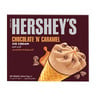 Hershey's Chocolate 'N' Caramel Ice Cream Cone 4 x 100 ml