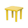 Cosmoplast Kindergarten Square Table MFOBTB002, Yellow Color