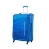 Skybags Gradient 4 Wheel Soft Trolley, 82 cm, Blue