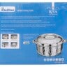 Chefline Stainless Steel Hot Pot Set Riya, Pack of 3, 1000 ml + 1500 ml + 2500 ml