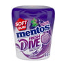 Mentos Tidal Grape Fresh Dive Soft Gum Sugar Free 88 g
