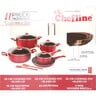 Chefline Non Stick Induction Cookware Set 11pcs India