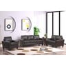 Maple Leaf PVC Sofa Set 3+2+1 SF7808 Black