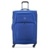 ديلسي اوبتيماكس حقيبة سفر 4 عجلات مرنة، 80 سم، أزرق