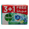 Dettol Hydra Cool Antibacterial Bar Soap 120 g 3+1