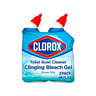 Clorox Toilet Bowl Cleaner Clinging Beach Gel Ocean Mist 2 x 709ml