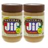 Jif Natural Creamy Peanut Butter Spread Low Sodium 2 x 454 g